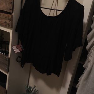 Off shoulder crop top